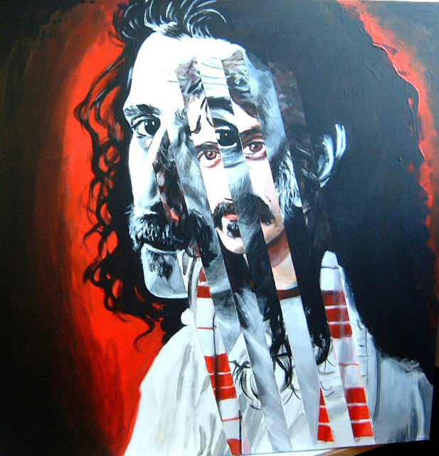 617x640 Roy Albrigtsen Artwork Frank Zappa Original Painting Acrylic - Frank Zappa Painting