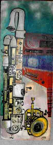 206x562 Fz Odd - Frank Zappa Painting