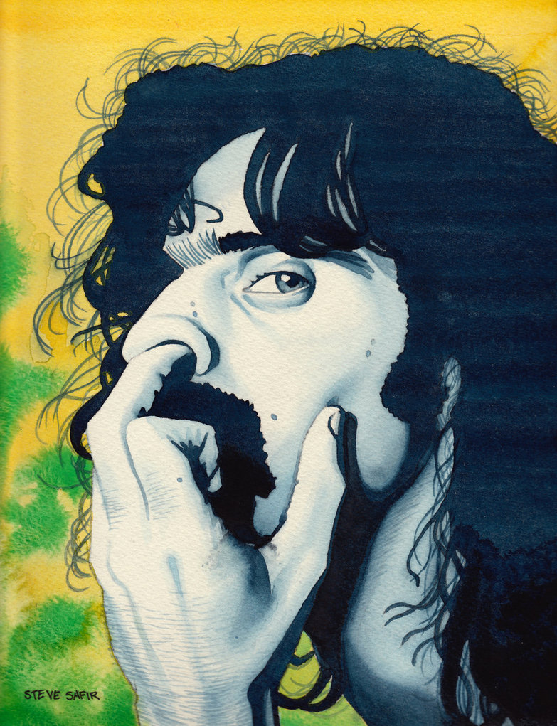 783x1021 Frank Zappa By Stevesafir - Frank Zappa Painting