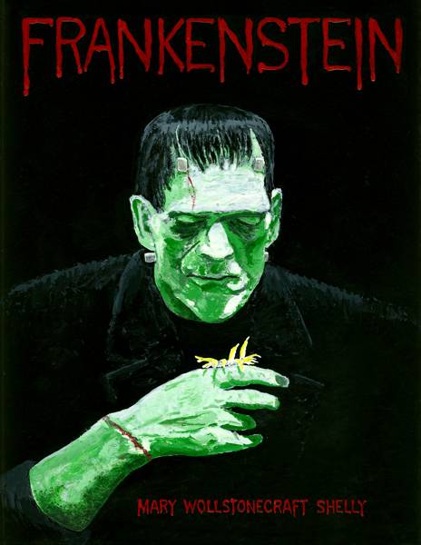 464x600 Paintings - Frankenstein Cover Painting