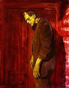 238x300 Frankenstein Painting - Frankenstein Painting