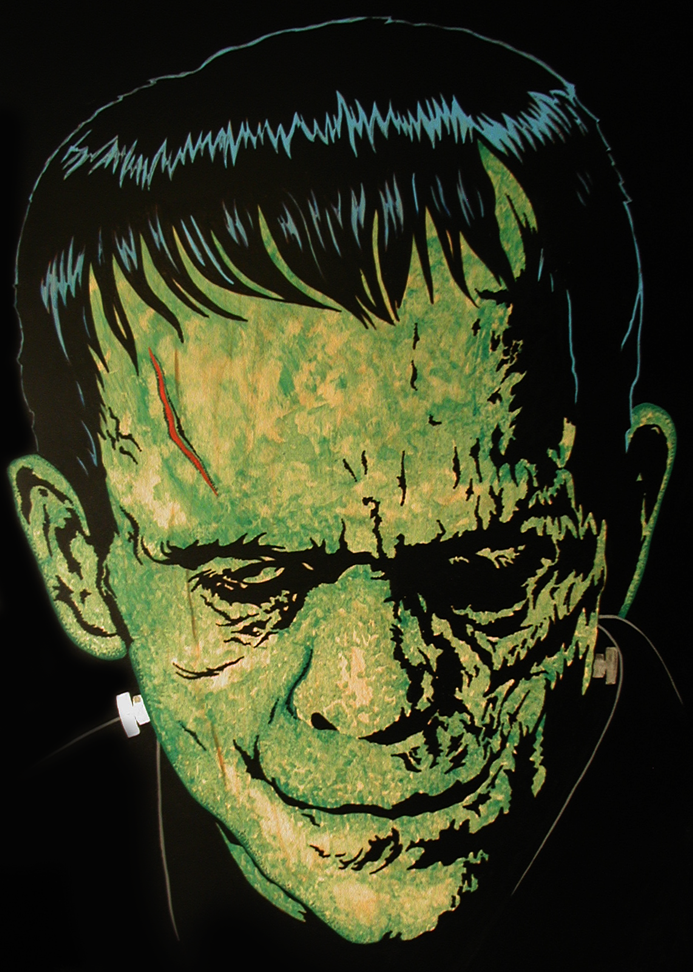 693x972 Frankenstein Painting - Frankenstein Painting