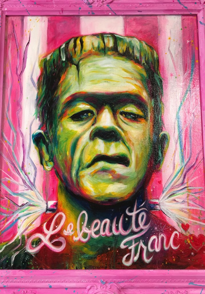 716x1024 Le Franc - Frankenstein Painting