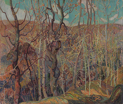 407x345 Franklin Carmichael - Franklin Artist Painting