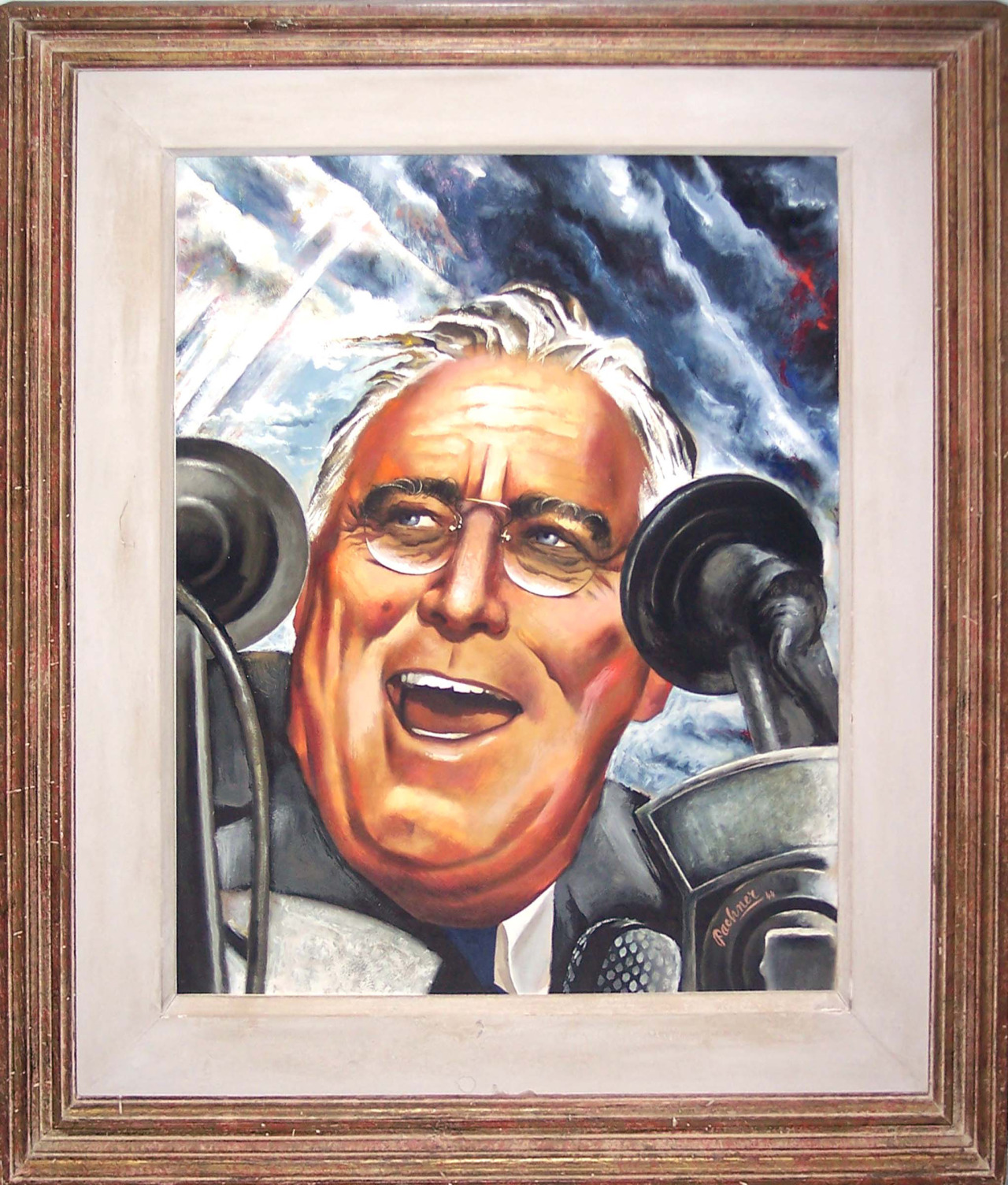 1280x1504 Franklin D. Roosevelt Presidential Library New Exhibit Opening - Franklin D Roosevelt Painting