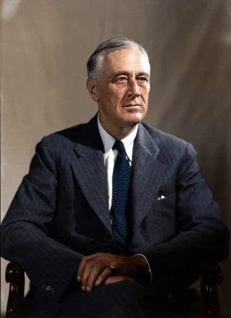 464x640 Old Photo Of Franklin D. Roosevelt Ww2 Retro Vintage Classic - Franklin D Roosevelt Painting