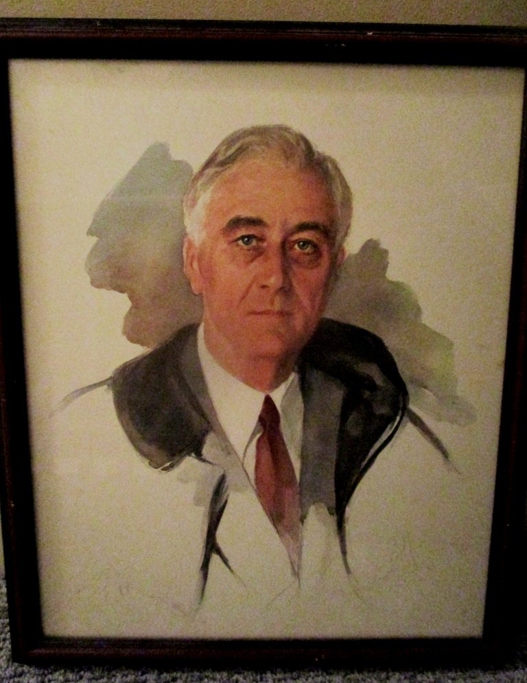 768x995 Fdr In Rochester En Route To A New Deal Landslide, October 17th - Franklin D Roosevelt Painting