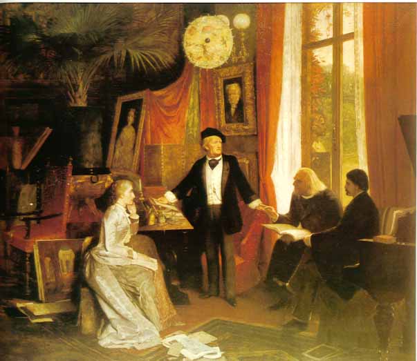 603x523 Gallery - Franz Liszt Painting