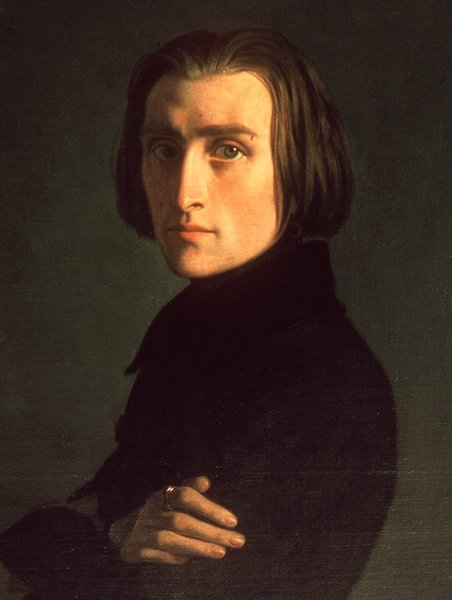 452x600 The Performer Franz Liszt - Franz Liszt Painting