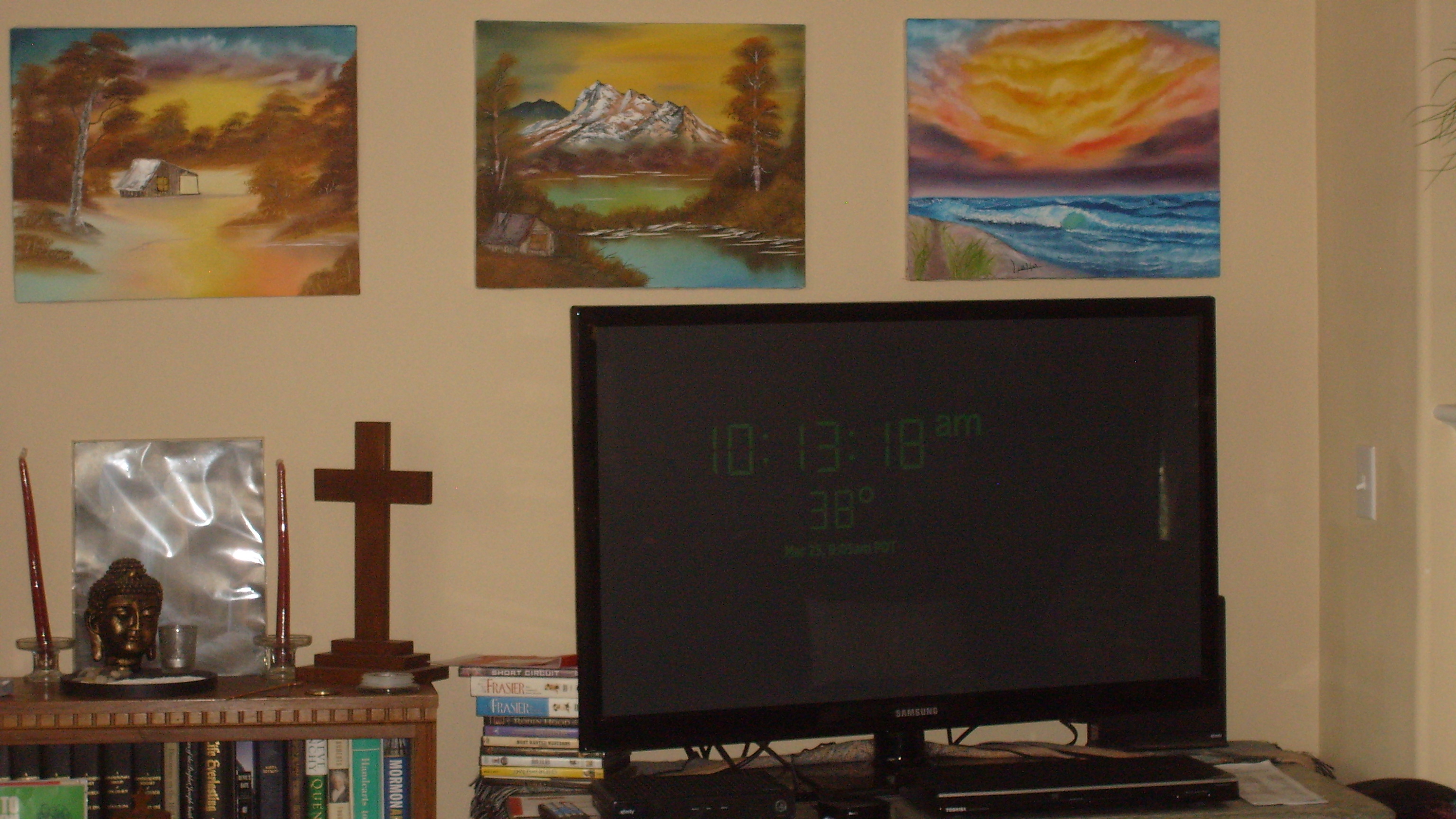 3072x1728 Gallery Deersong's Oil Paintings Deersings - Frasier Painting