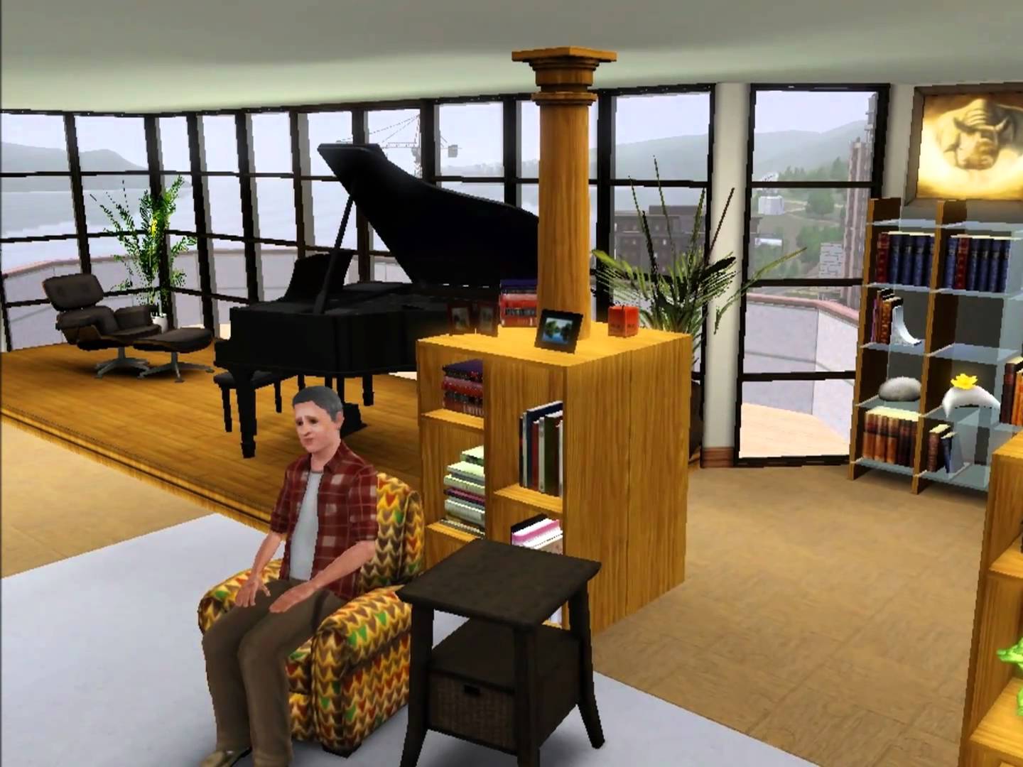 1440x1080 Sims 3 Frasier's Condo - Frasier Painting