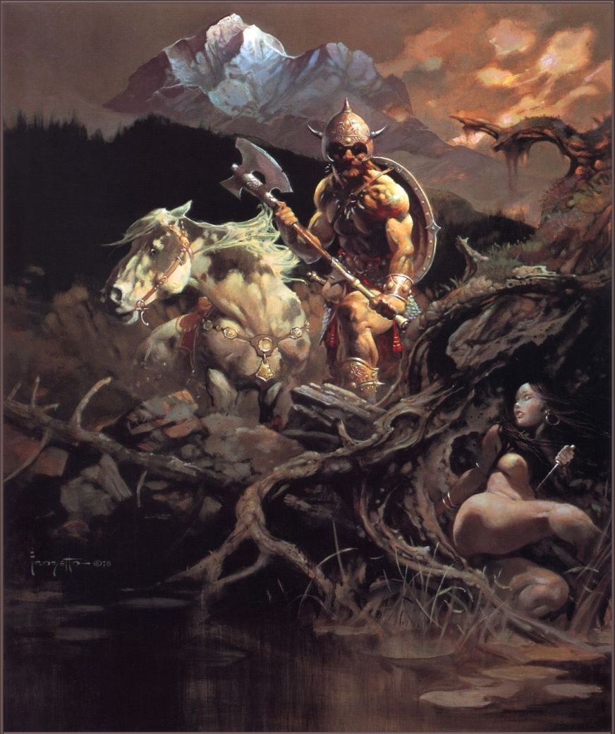 872x1040 Frank Frazetta Night Winds Painting - Frazetta Painting
