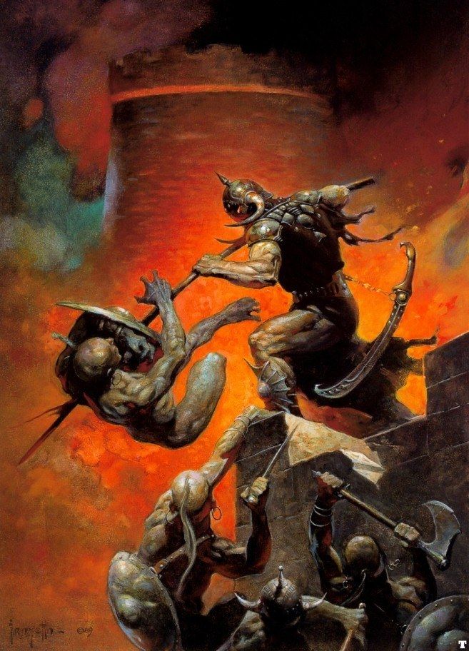 657x912 Frank Frazetta The Death Dealer V Painting 50% Off - Frazetta Painting