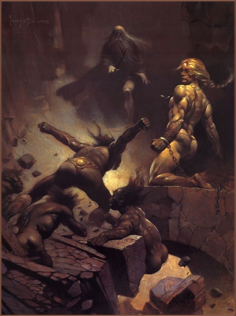 775x1040 Frank Frazetta Black Star Painting - Frazetta Painting