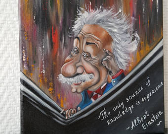 340x270 Einstein Painting Etsy - Fred Meyer Einstein Painting