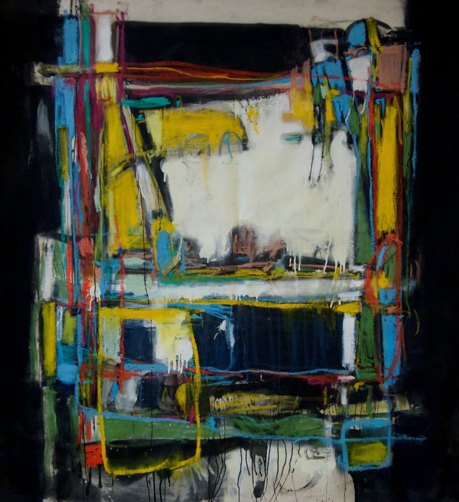 936x1024 Ephraim Burchfield Radiating - Fred Meyer Einstein Painting