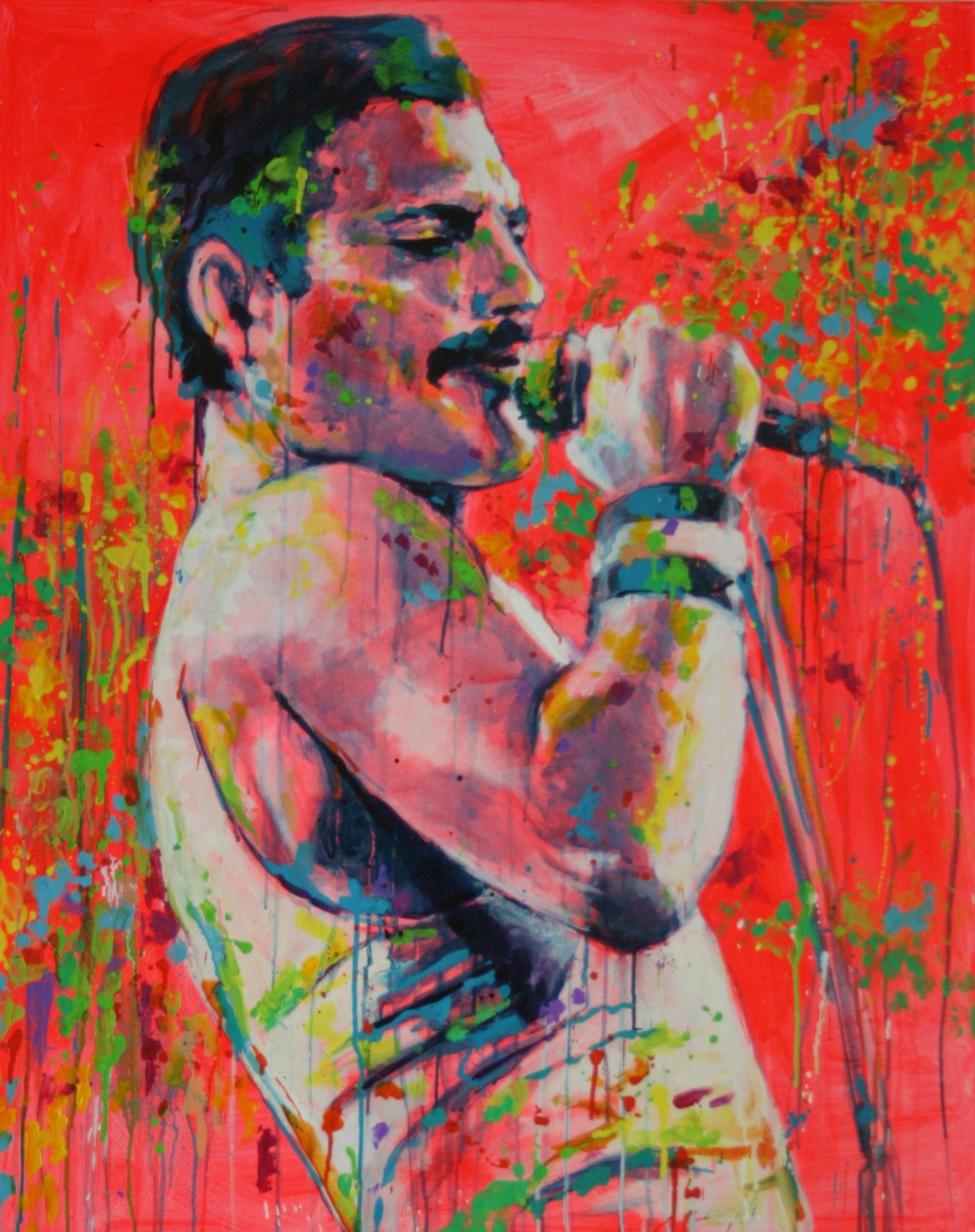 1520x1920 Freddie Mercury Acrylics, Artist And Queens - Freddie Mercury Painting