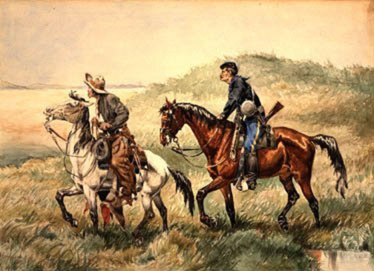 1309x948 Frederic Remington (1891 1909) - Frederic Remington Painting