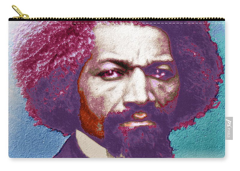 800x570 Frederick Douglass Painting In Color Pop Art Carry All Pouch - Frederick Douglass Painting