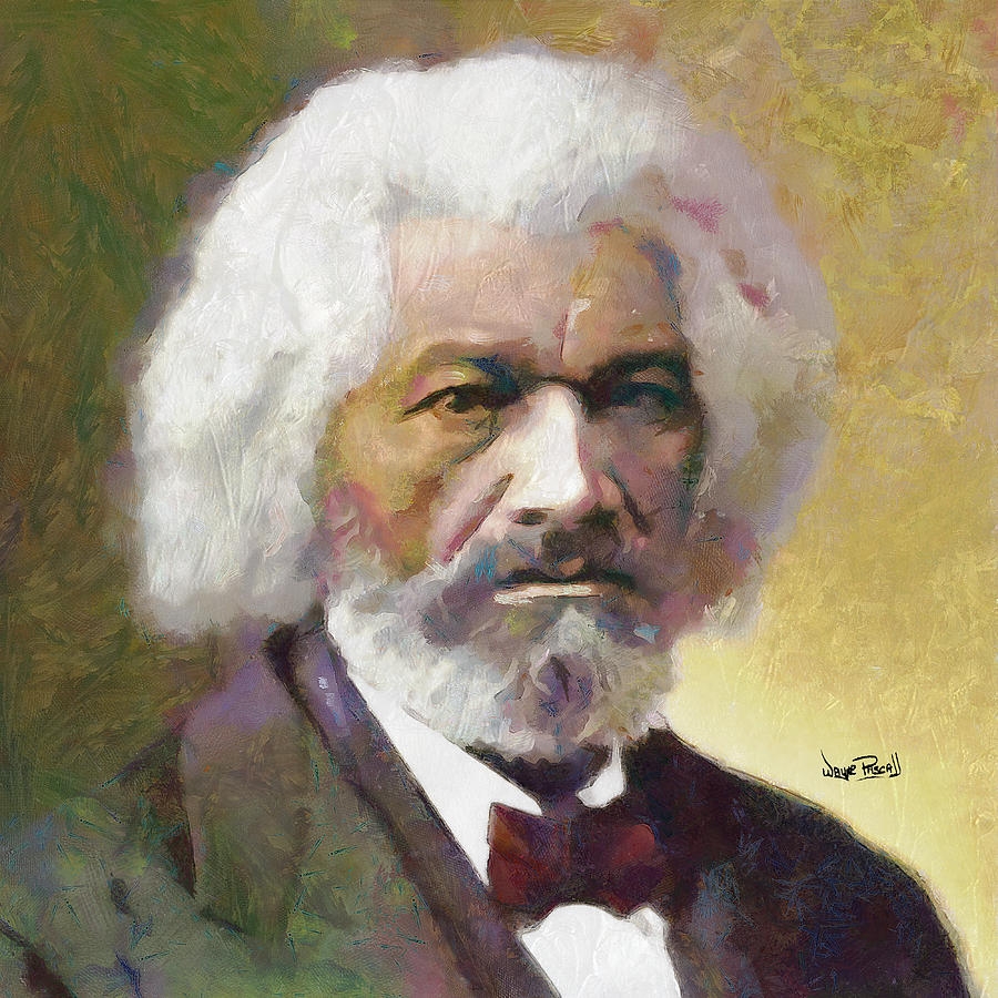 900x900 Frederick Douglass Painting By Wayne Pascall - Frederick Douglass Painting