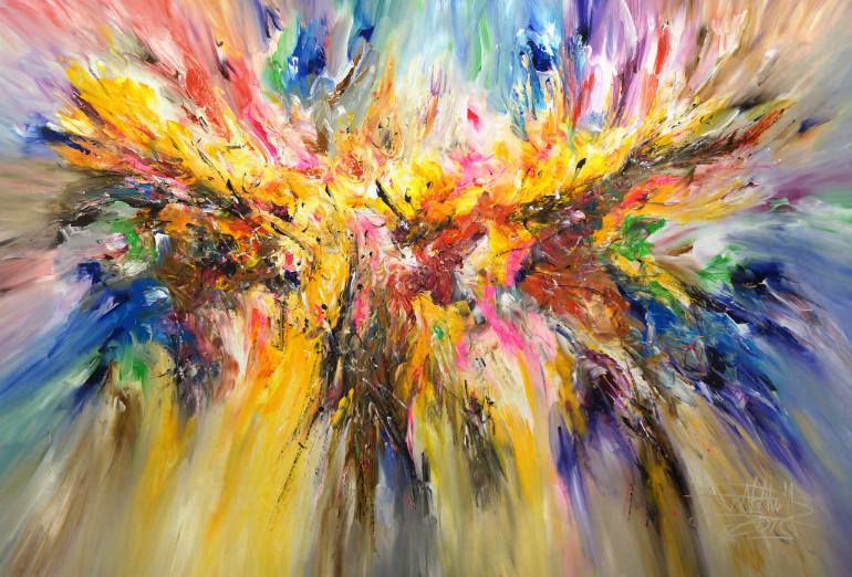 770x522 Saatchi Art Original Abstract Painting Feeling Free Xl 1 - Free Abstract Painting