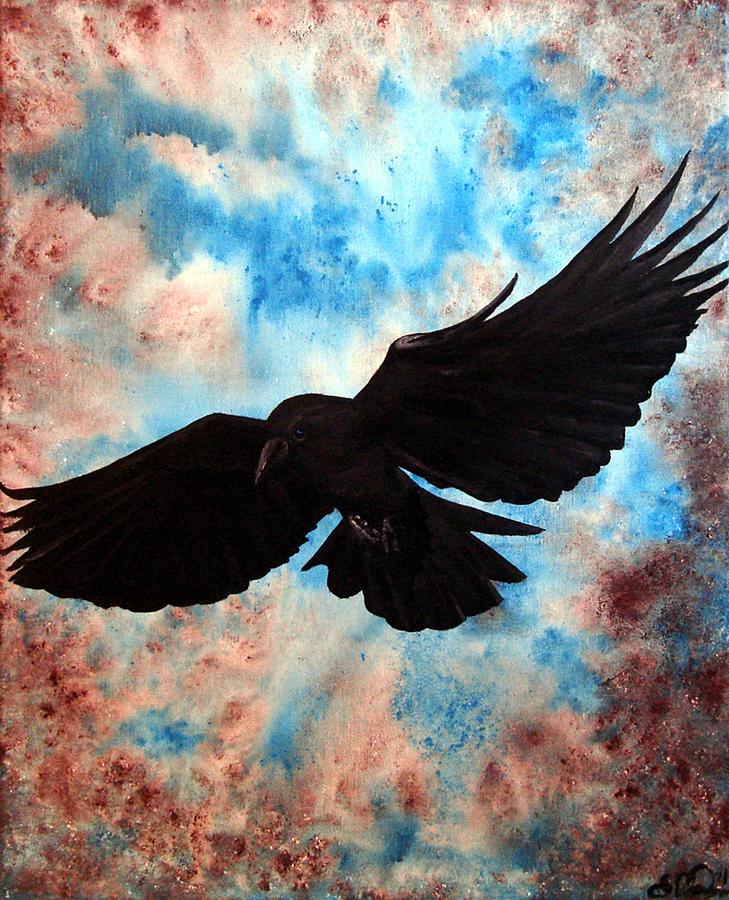 729x900 Free Bird Painting By Oddball Art Co By Lizzy Love - Free Bird Painting