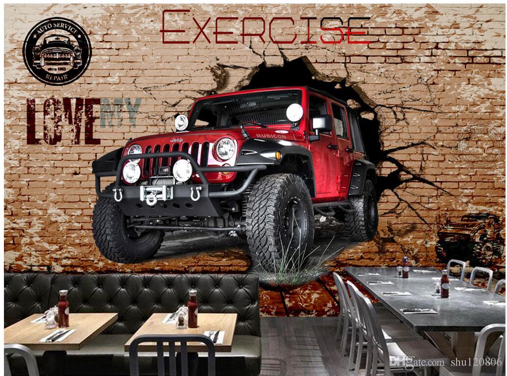 1035x768 3d Room Wallpaper Custom Photo Car Break Wall 3d Personalized - Free Car Painting