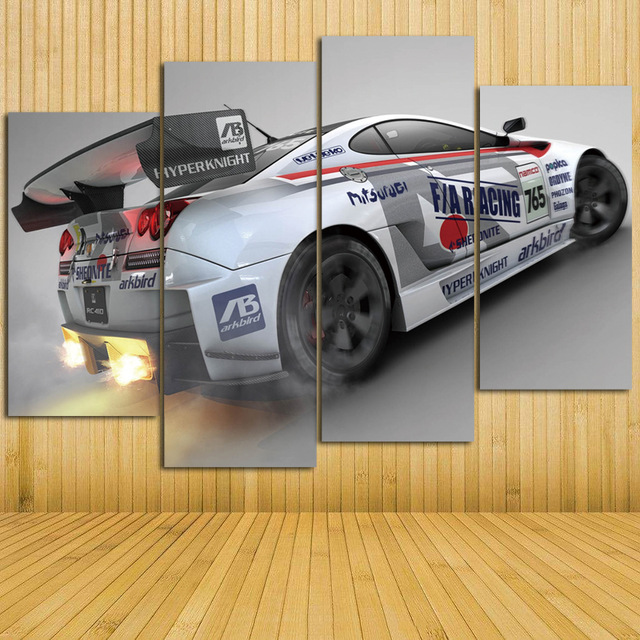 640x640 Hd Printed Ford Mustang Car Painting Canvas Print Room Decor Print - Free Car Painting