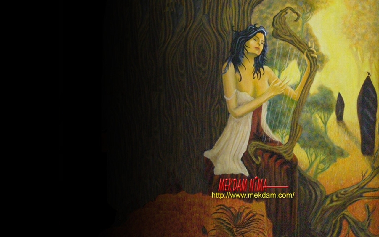 1280x800 The Life Wallpaper Oil Painting On Canvas - Free Computer Painting