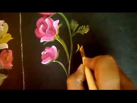 480x360 Free Hand Painting .flower Easy Painting! By Premlata - Free Flower Painting