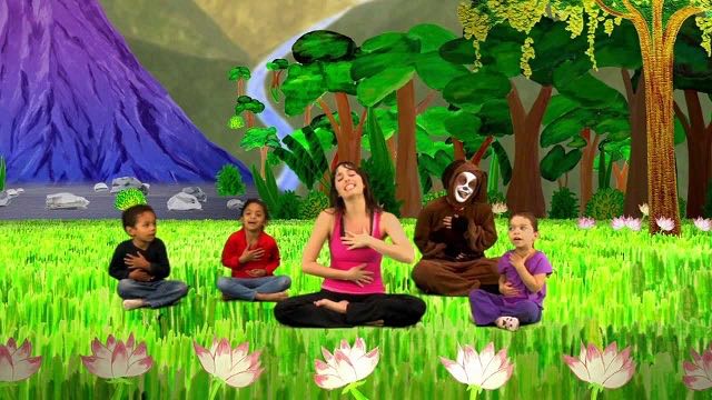640x360 Kids Bend Over Backwards For Free Online Yoga Video - Free Online Painting For Kids