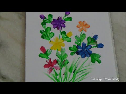 480x360 Simple Free Hand Painting Free Hand Fabric Painting By Nagu'S - Free Painting Design