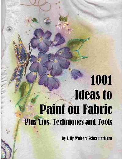 399x516 Ebook 1001 Ideas To Paint On Fabric, Shirts, Clothes, Sheets - Free Painting Design