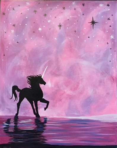 395x500 Trending Paintings Unicorns, Rainbows, And Magic - Free Painting For Girls