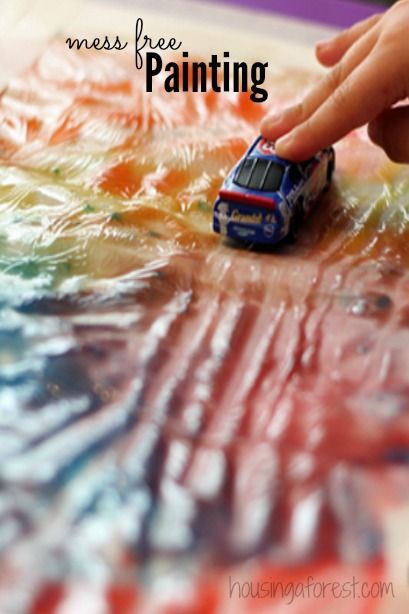 409x614 Mess Free Finger Painting Free, Kid Activities And Activities - Free Painting For Preschoolers