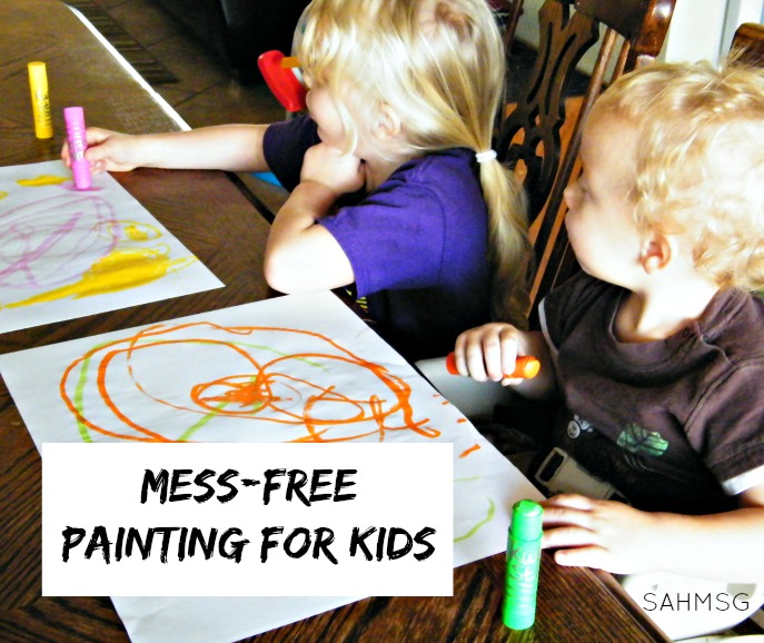 687x578 Mess Free Painting For Kids - Free Painting For Preschoolers