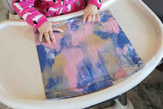 650x433 Mess Free Painting With Babies Or Toddlers - Free Painting For Preschoolers