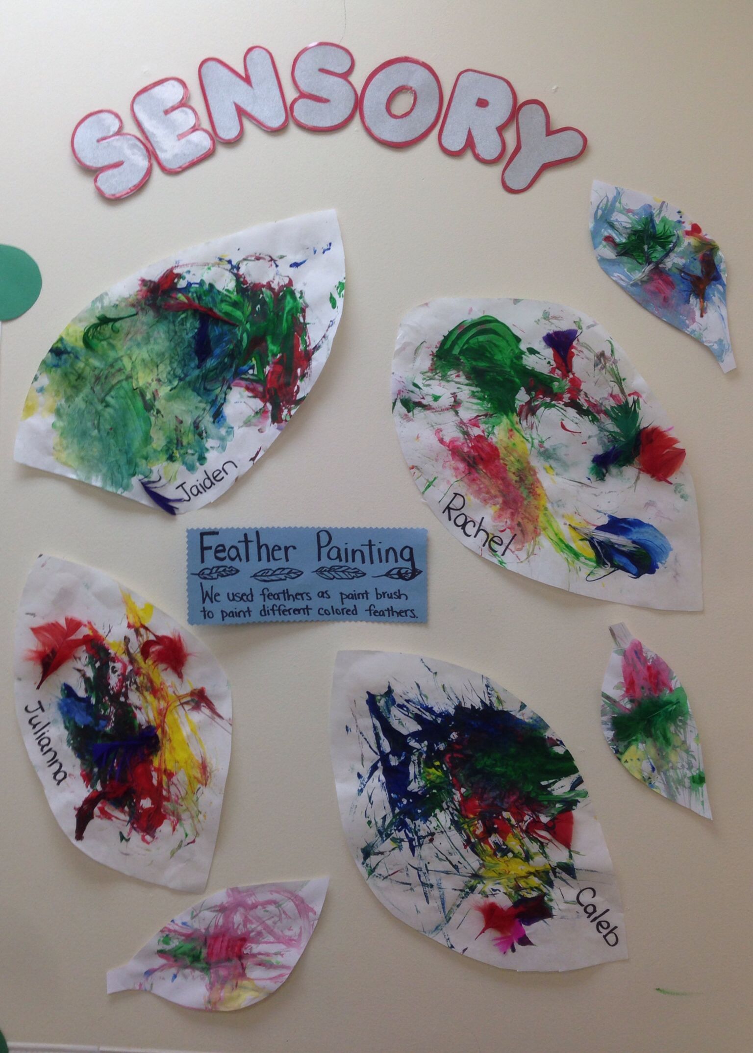 1536x2148 Free Expression Feather Painting. Toddler Children Painted - Free Painting For Preschoolers