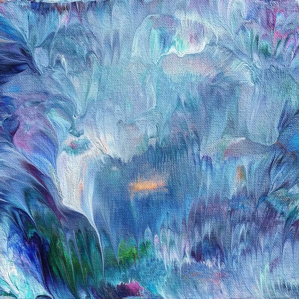 1024x1024 Free Spirit No. 8, Original Abstract Painting Alexandra Romano Art - Free Painting Images