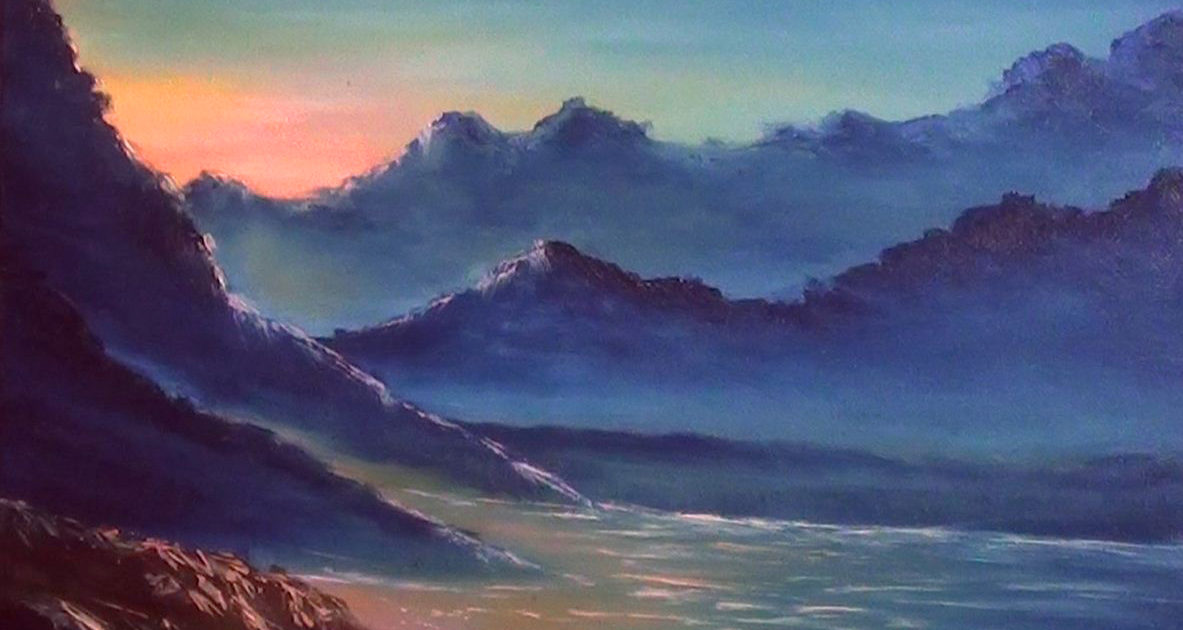 1183x630 How To Draw Free Oil Painting Tutorials Sunset End Of The Day - Free Painting Images