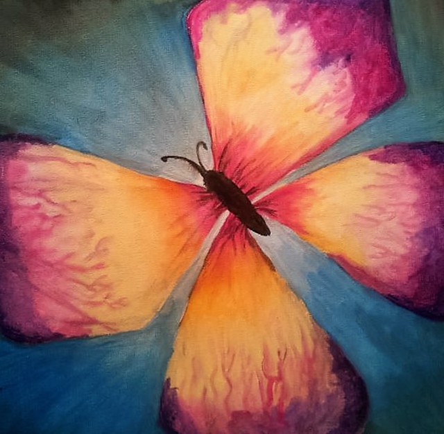 640x626 Laura Benito Artwork Free Spirit Original Painting Acrylic - Free Spirit Painting