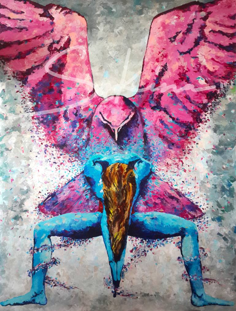 770x1012 Saatchi Art Free Spirit Painting By Sakina Jivanjee - Free Spirit Painting