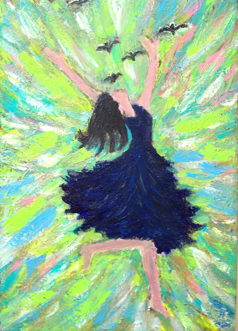770x1070 Saatchi Art Iam A Free Spirit ! Painting By Krithiga Bala - Free Spirit Painting