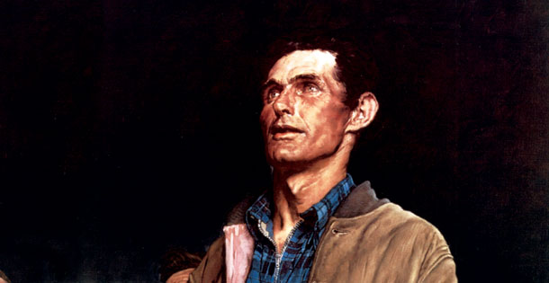 610x315 Norman Rockwell's Four Freedoms The Saturday Evening Post - Freedom Of Speech Painting