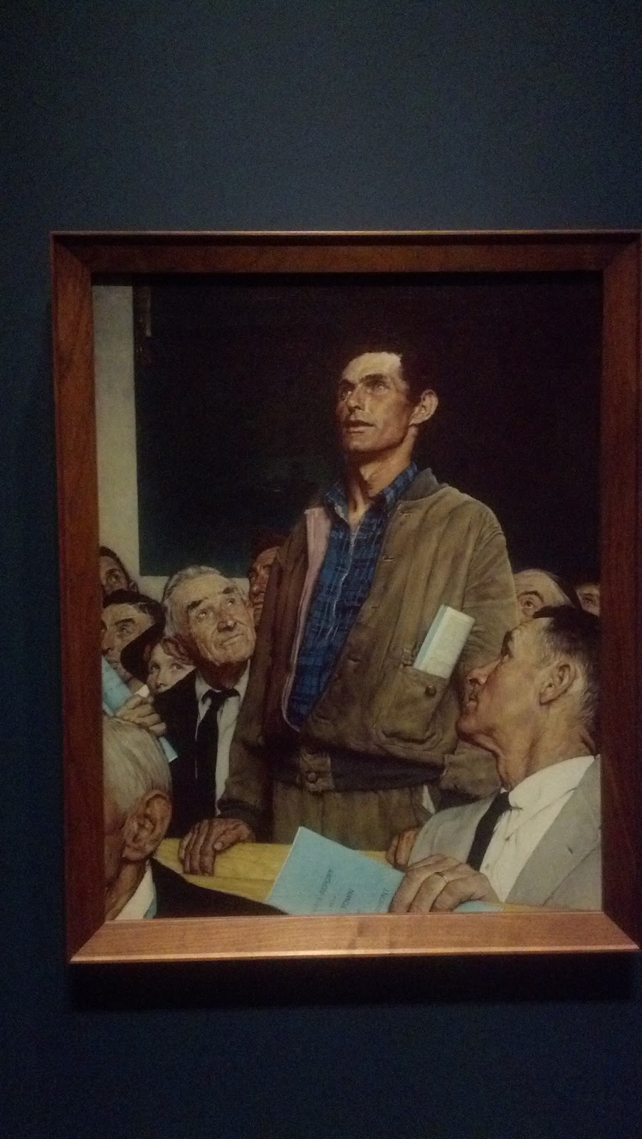 902x1600 Where There Had Been Darkness Alex Ross Amp Norman Rockwell - Freedom Of Speech Painting