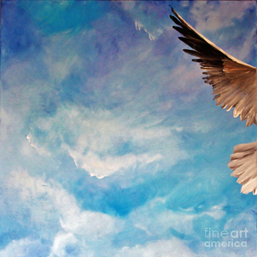 900x899 Absolute Freedom Painting By Stephanie Koehl - Freedom Painting