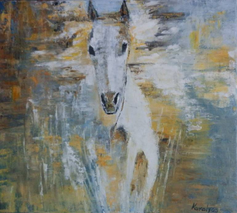 770x693 Saatchi Art Freedom Painting By Maria Karalyos - Freedom Painting