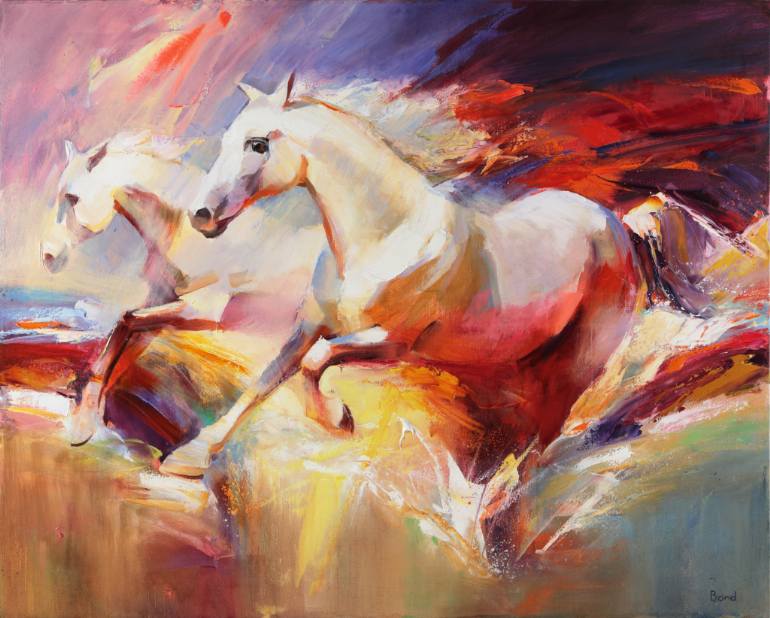 770x618 Saatchi Art Spirit Of Freedom Painting By Bond Salvadora - Freedom Painting