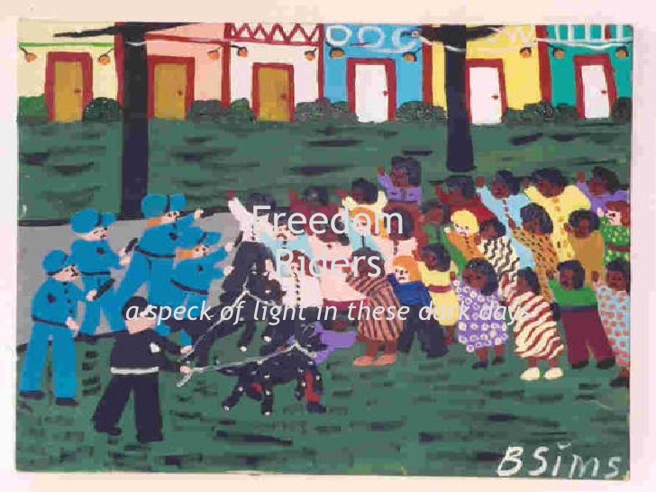 728x546 Freedomriders - Freedom Riders Painting