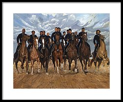 250x206 Kolongi Theartist Framed Prints - Freedom Riders Painting